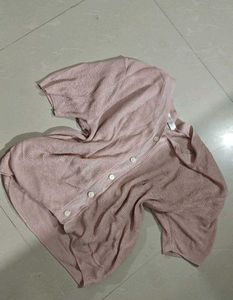 Pink Knit Cardigan