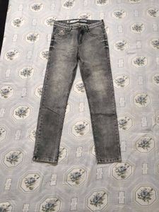 Gray Denim Jeans