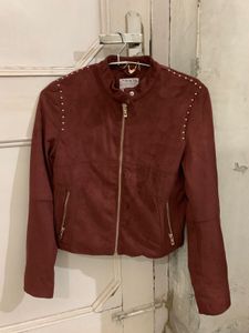Madame Biker Jacket Brown Women Suede