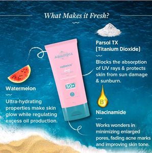 Aqualogica Radiance+Dewy Watermelon &amp; Niacinamide Sunscreen