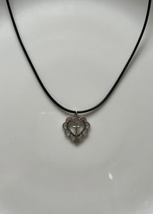 Heart Cross Necklace