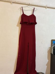 Elegant Red Jumpsuit