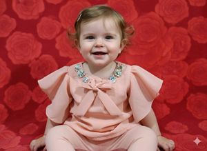 Adorable Pink Baby Top & Leggings