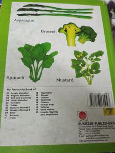 Vegetables Book For Kids