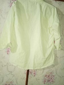 Striped Light Green Shirt