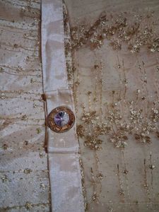 Elegant Gold Anarkali Gown