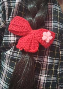 bow hair clip pack of 2