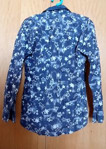 Men Printed Shirt -Blue