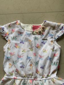 Butterfly Print Girls Dress 4-6 years