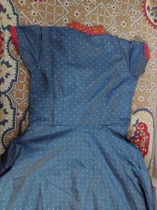 Stylish Blue Anarkali Dress