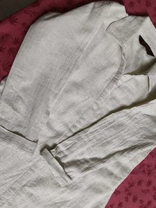 IIZHAR Women Off White Embroidered Co-ord Set
