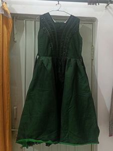 Green Gown For Girls