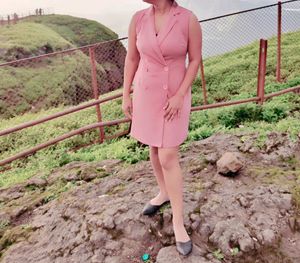 Peach Mini Dress