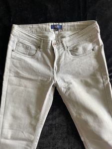 Allen Solly Grey Skinny Jeans