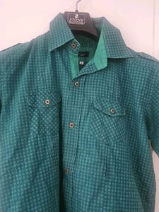Green Cargo Shirt