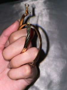 Large Gold Hoops