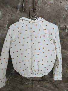 White Crop Shirt