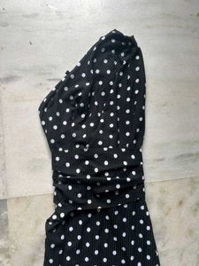 Trendyol Polka Dot One-Shoulder Dress