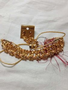 Gold Tone Jewelry Set