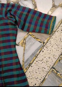 Ethnic Silk Kurta Set Crepe Dupatta