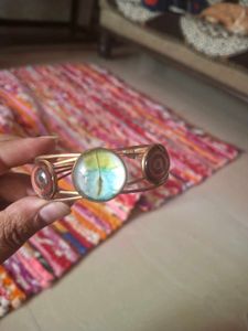 Unique Charm Brass Bracelet