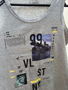 Gray VLST NY Tank Top