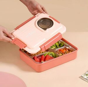 Divided Stainless Steel Bento Lunch Box