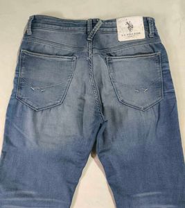 US POLO ASSAN Blue Cotton Jeans