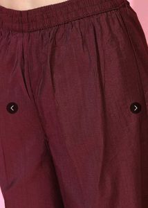 Elegant Maroon Kurta Set