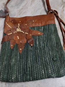 Boho Chic Woven Handbag
