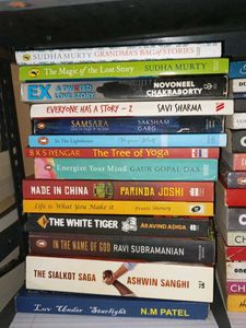 Indian authorsMixed Fiction Books Bundle