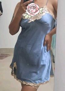 Premium Silk Nighty Suit