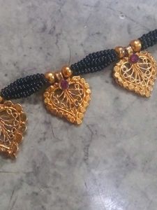 Gold Heart Mangalsutra