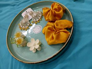 Hair Accessories Set and earring