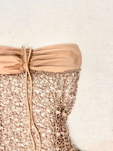 Tube Top With Net Details