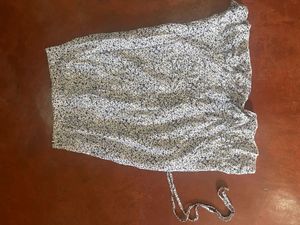 Floral Print Mini Skirt