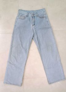 Urbanic Light Wash Wide Leg Jeans