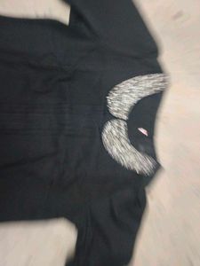 Black Embellished Top