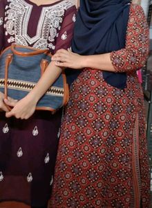 Pure Cotton Kurta Set( Bust 40-42)
