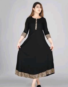 Elegant Black Kurta