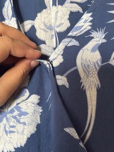 Indigo Floral Maxi Dress