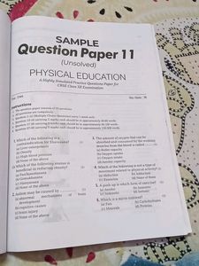 Physical Education Sample Paper Book