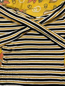 Faballey Striped Top