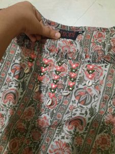 Long kurta with Detachable belt