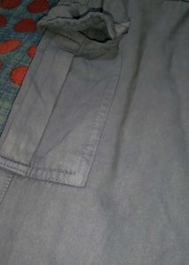 Blue Cargo Joggers