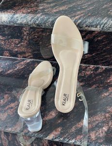 transparent heels