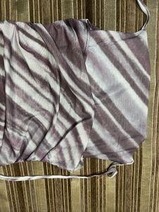 URBANIC Swirl Purple-Grey Tie Knot Dress
