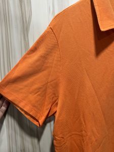 Burberry London Orange Polo TShirt