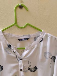 Zudio White Rayon Kurta