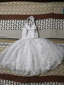 Fairy Dress Full Set In White Colour